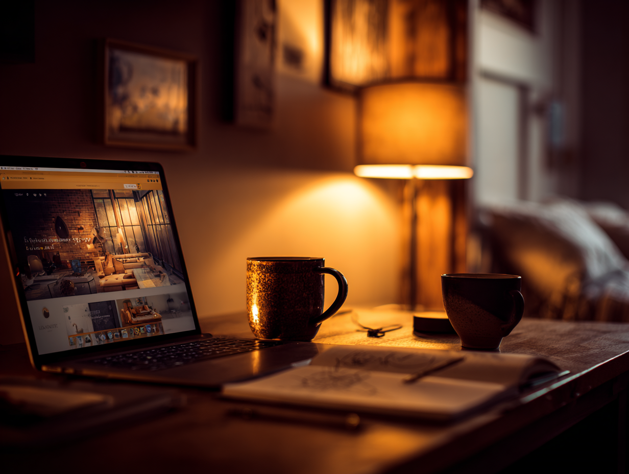 Nick's workspace — where your website gets built